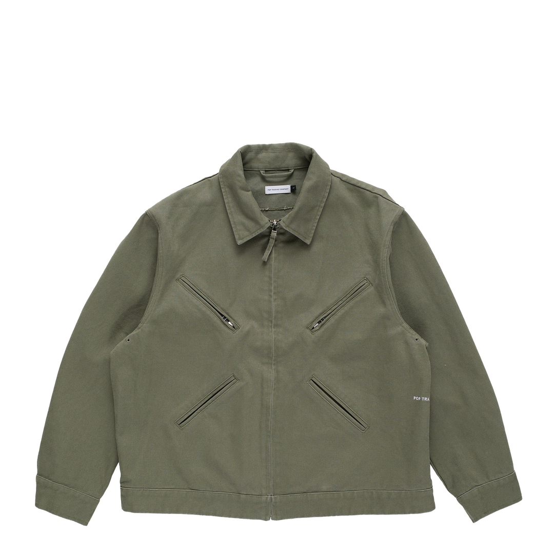 Áo khoác kéo khóa toàn bộ