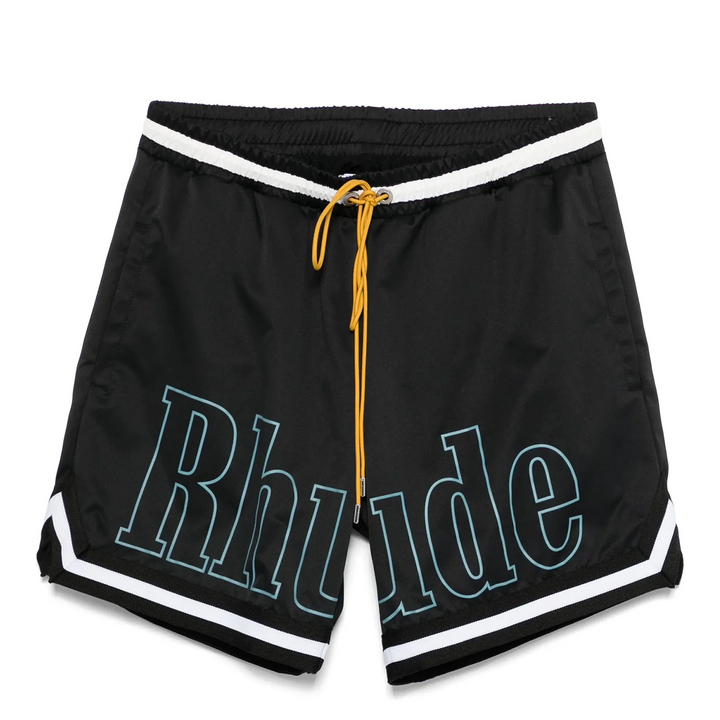 Short bơi Rhude Logo Basketball