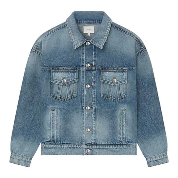 Club21 - RHUDE - Dropneck Denim Trucker Jacket - JACKETS - Denim