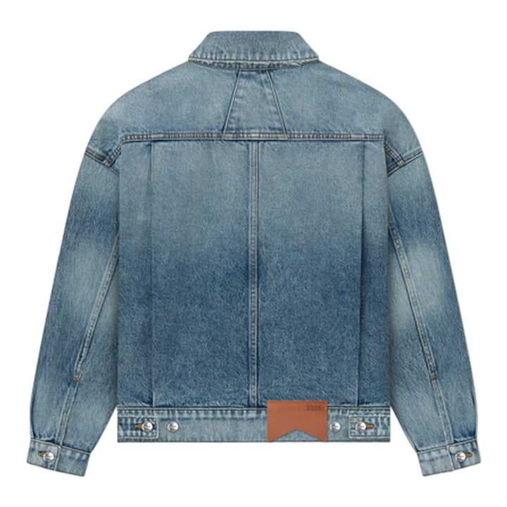 Club21 - RHUDE - Dropneck Denim Trucker Jacket - JACKETS - Denim