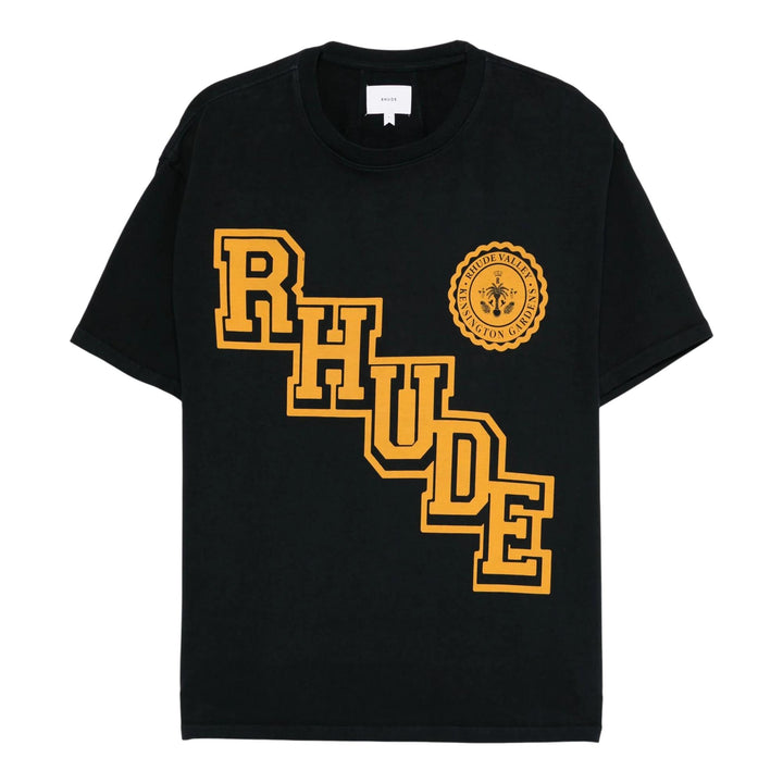 Club21 - RHUDE - Rhude Collegiate Crest Tee - TEES - Black