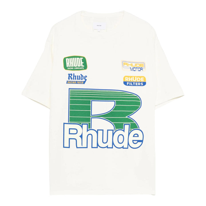 Club21 - RHUDE - Roadway Racing Tee - TEES - White