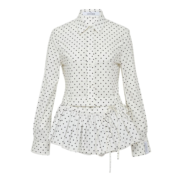 Club21 - ROKH - Buttoned Peplum Shirt - WOVEN TOPS - White