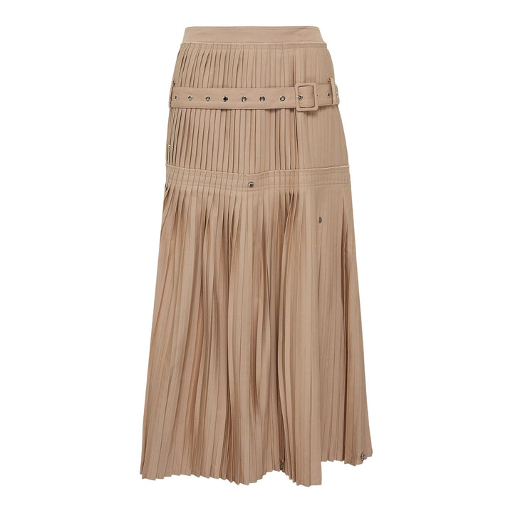 Club21 - ROKH - Pleated Overturn Skirt - SKIRTS - Beige
