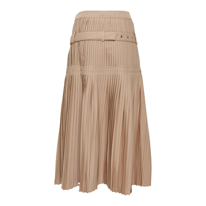 Club21 - ROKH - Pleated Overturn Skirt - SKIRTS - Beige