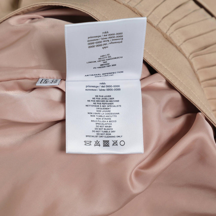 Club21 - ROKH - Pleated Overturn Skirt - SKIRTS - Beige