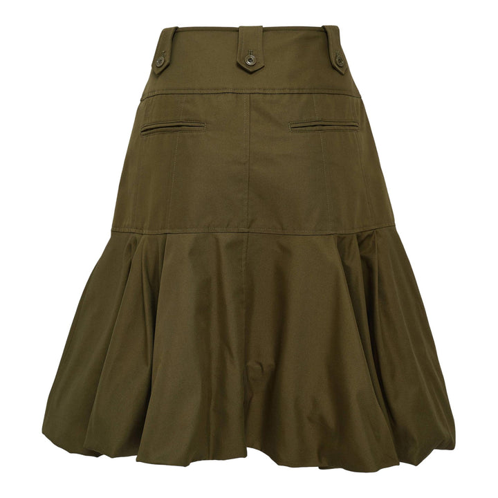 Club21 - ROKH - Puff Hem Midi Sikrt - SKIRTS - Green