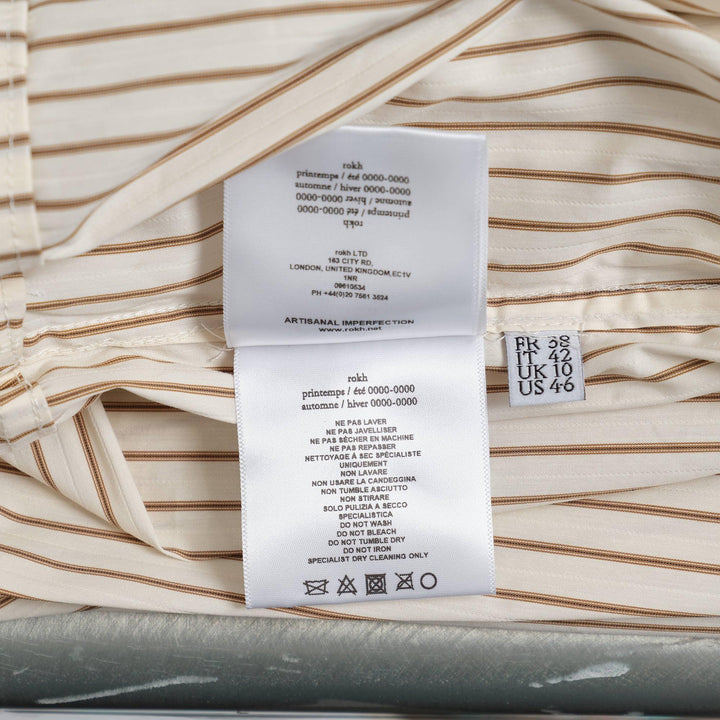 Club21 - ROKH - Shirts Sleeve Tie Dress - WOVEN DRESSES - Stripes