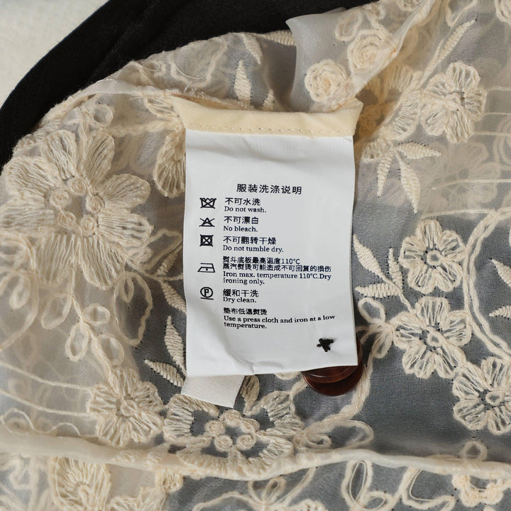 Club21 - Renli Su - Linen Tiered Trousers - JACKETS - Black