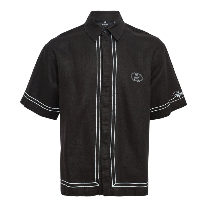 Club21 - Represent - Border Shirt - SHIRTS - Black