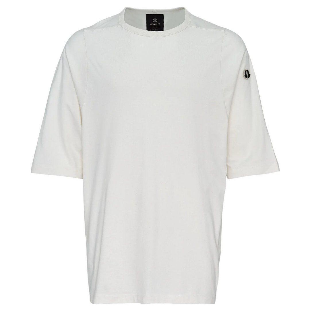 Áo thun cổ tròn đan móc