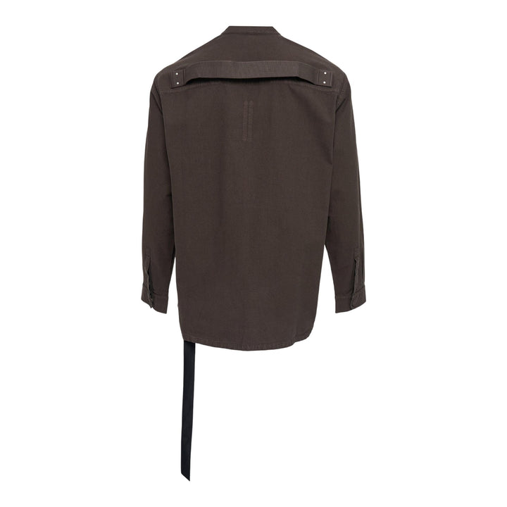 Club21 - Rick Owens DRKSHDW - Ls Larry Jumbo Fogpocket Shirt - SHIRTS - Charcoal