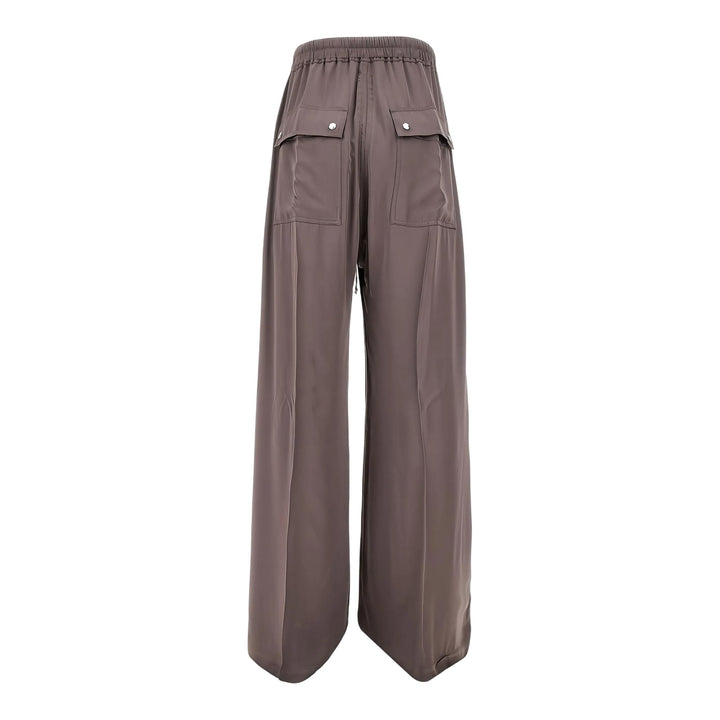 Club21 - Rick Owens - Wide Bela Pants Washed Charmeuse - PANTS - Grey