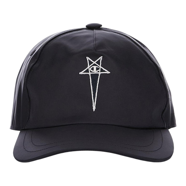Club21 - Rick Owens x Champion - Champion Baseball Cap Nylon - HATS - Black