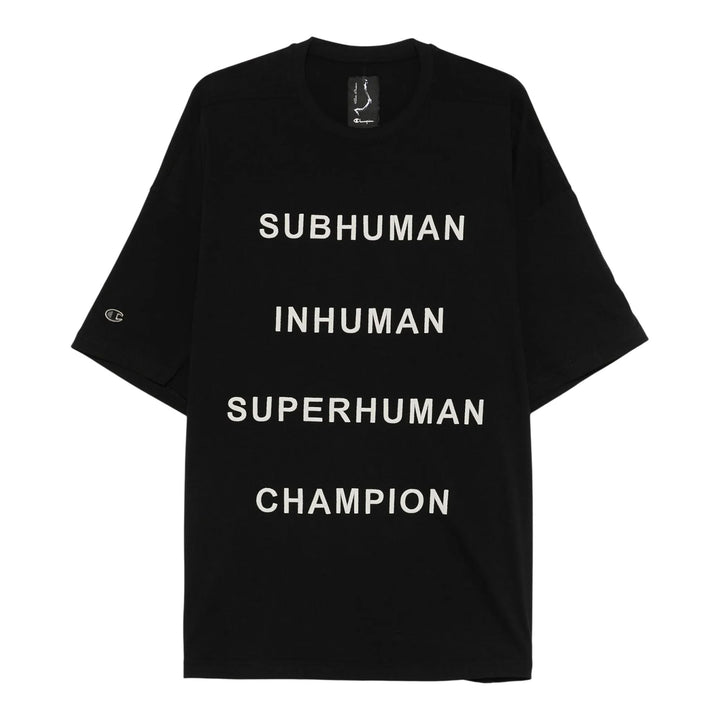 Club21 - Rick Owens x Champion - Champion Tommy T Jersey - TEES - Black