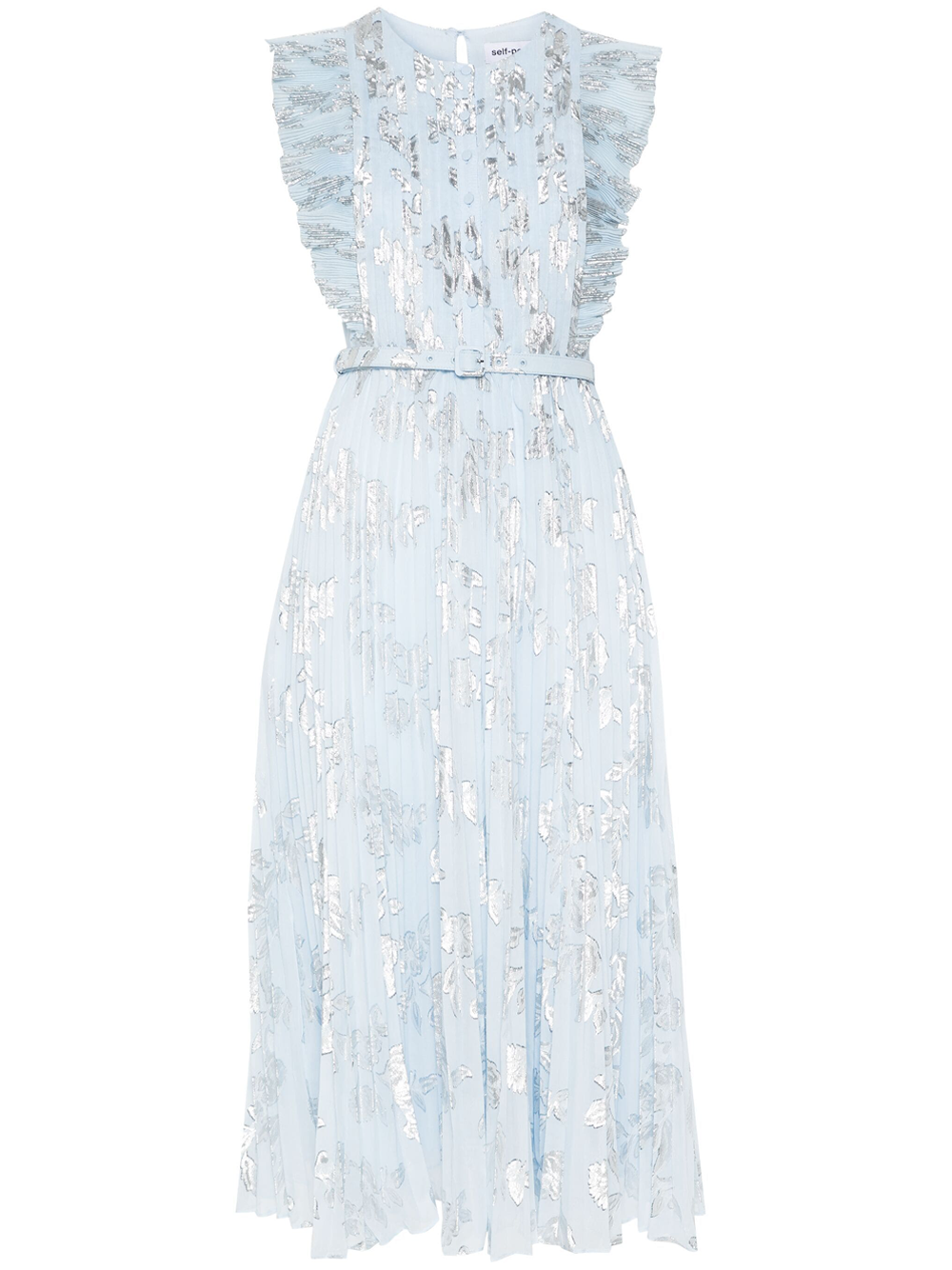 sachin and babi light blue dress 1970S Stephen Burrows Pink Tie Dyed Silk Chiffon Dress