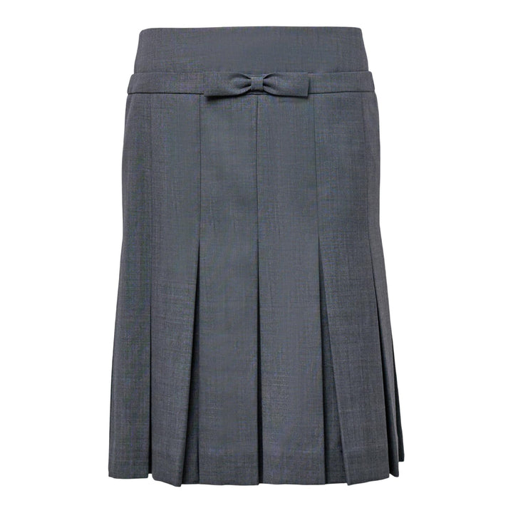 Club21 - SHUSHU/TONG - Bow Waist Pleated Skirt - SKIRTS - Grey
