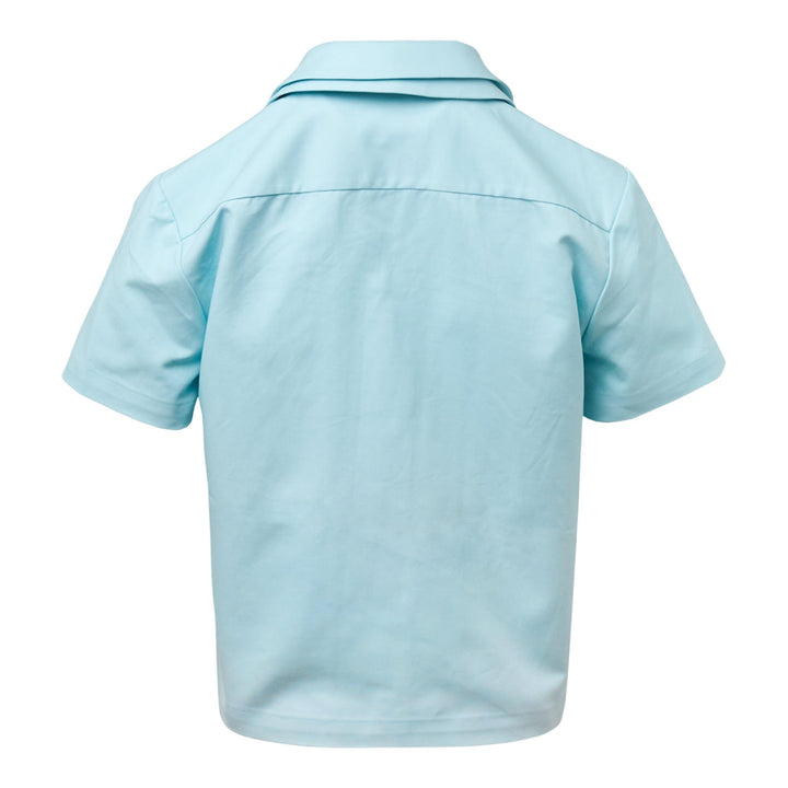 Club21 - SHUSHU/TONG - Double Layered Collar Shirt - BLOUSES - Light Blue