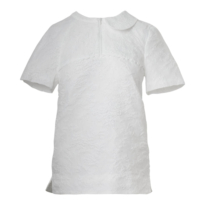 Club21 - SHUSHU/TONG - Semi-Peter Pan Collar Top - WOVEN TOPS - White