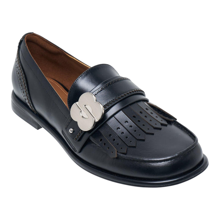Club21 - SHUSHU/TONG - Slanted Square-Toe Loafers - FLAT SHOES - Black