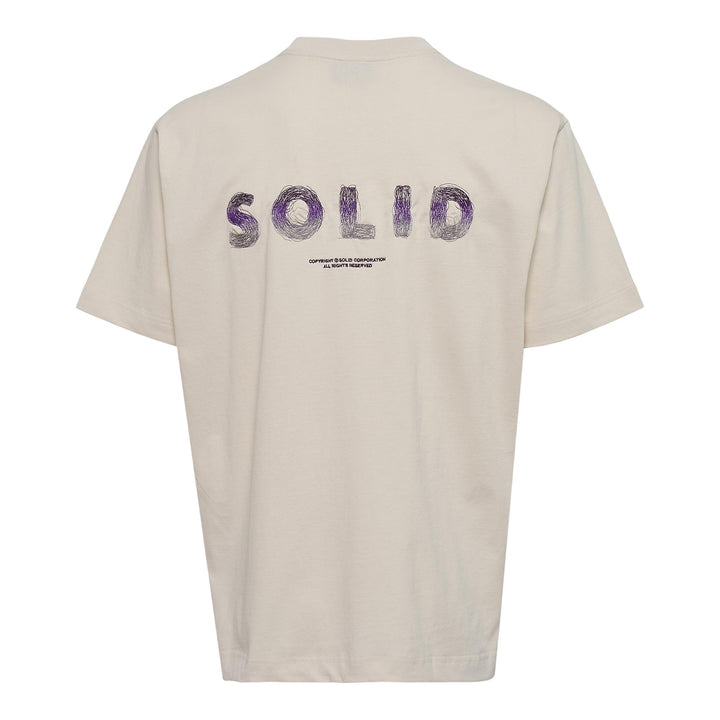 Club21 - SOLID HOMME - Back Solid Tee - TEES - Beige