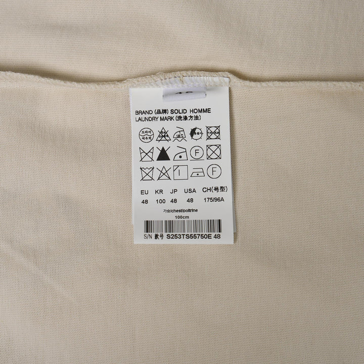 Club21 - SOLID HOMME - Back Solid Tee - TEES - Beige