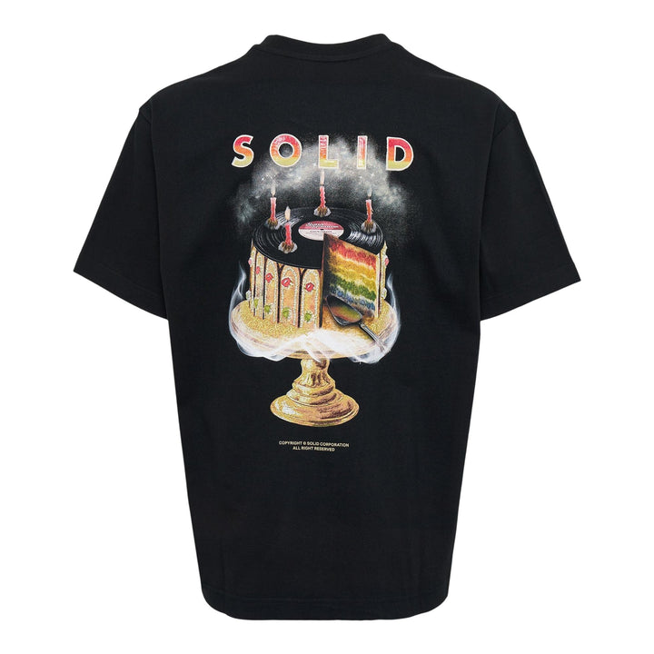 Club21 - SOLID HOMME - Rainbow Cake Print Tee - TEES - Black
