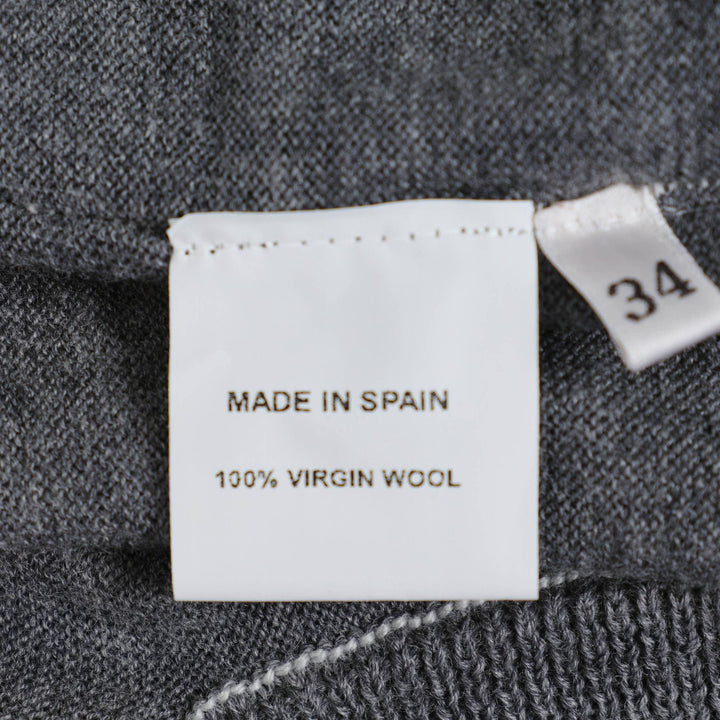 Club21 - SONIA CARRASCO - Knit Cut Collar Vest - VESTS - Grey