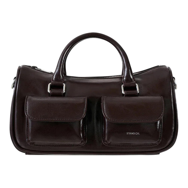 Club21 - STAND OIL - Chubby Half Bag - HANDBAGS - Maroon