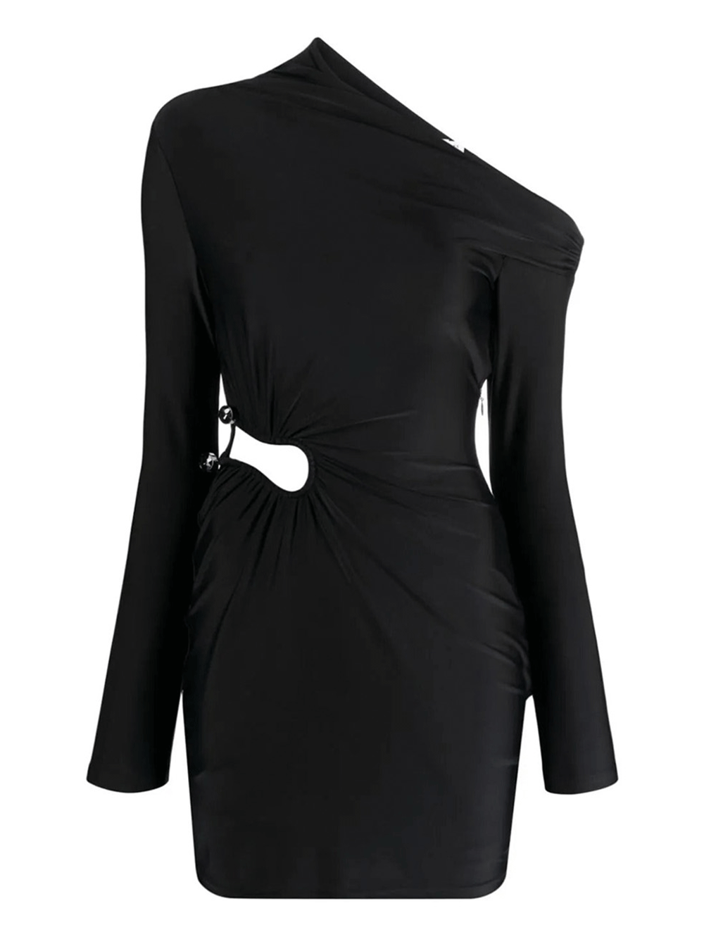 self portrait cut out mini dress Black Jersey Cut Out Mini Dress