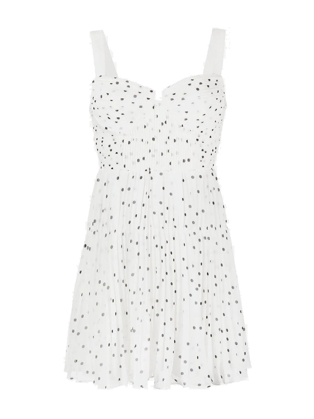 self portrait polka dot mini dress Polka Dot Chiffon Mini Dress
