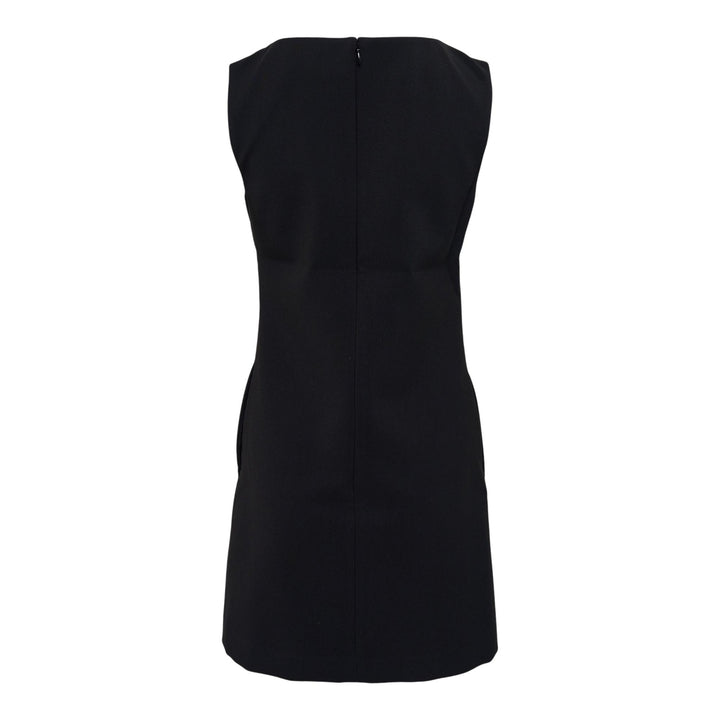 Club21 - Self-Portrait - Black Crepe Crystal Trim Mini Dress - WOVEN DRESSES - Black