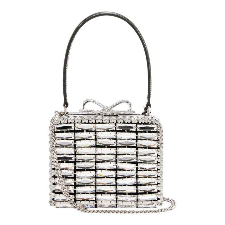 Club21 - Self-Portrait - Silver Crystal Micro Bag - MINI BAGS - Silver