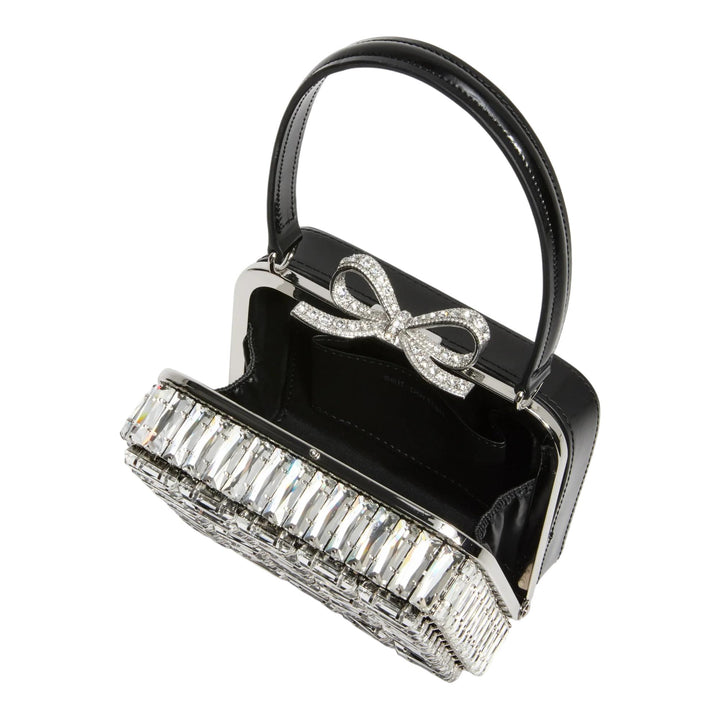 Club21 - Self-Portrait - Silver Crystal Micro Bag - MINI BAGS - Silver