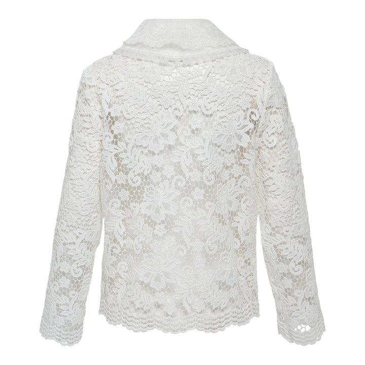 Club21 - Self-Portrait - White Lace Blouse - WOVEN TOPS - White