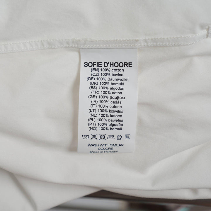 Club21 - Sofie D'Hoore - Front Button Stand Collar Blouse - BLOUSES - White