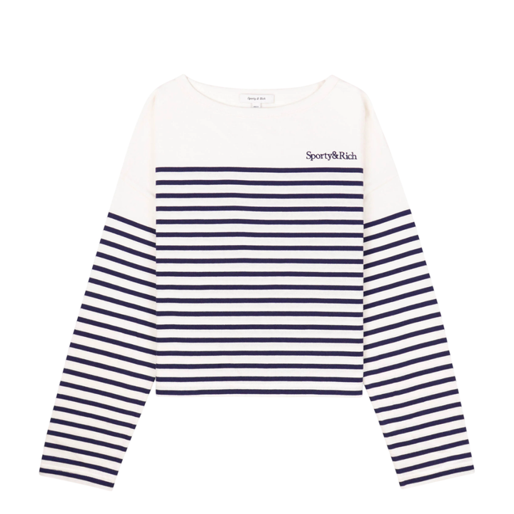 Áo len Mariniere Logo Serif