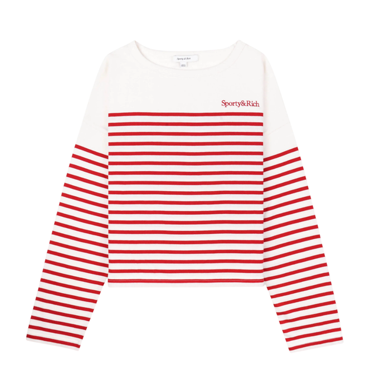 Áo len Mariniere Logo Serif