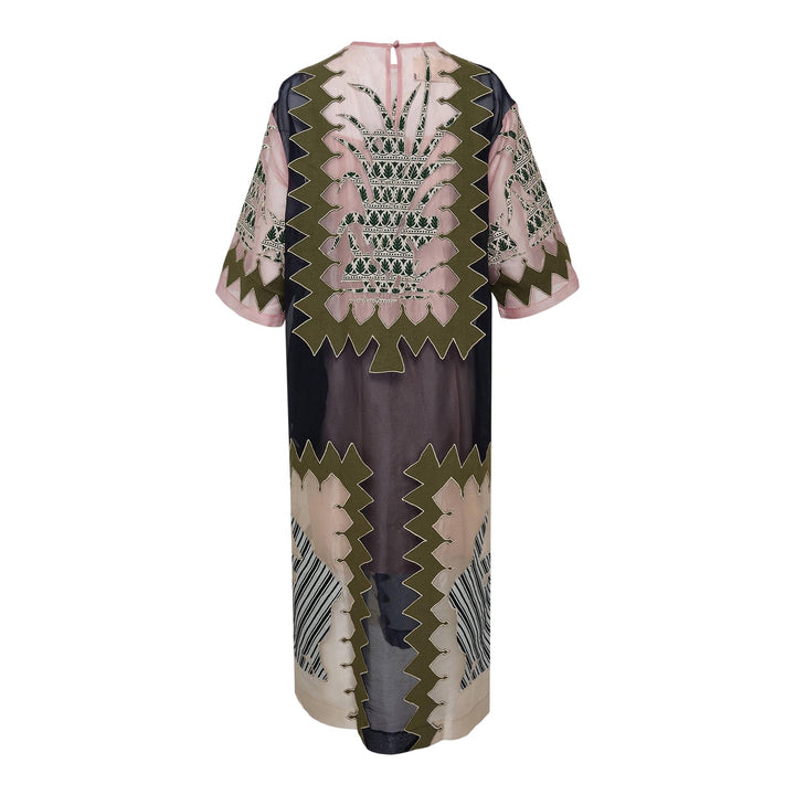 Club21 - Studio 133 Biyan - Lightweight Organza Silk Midi Dress - WOVEN DRESSES - Pink