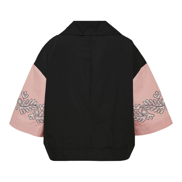 Club21 - Studio 133 Biyan - Mix Color Cotton Top With Lace Embroidered - BLOUSES - Pink