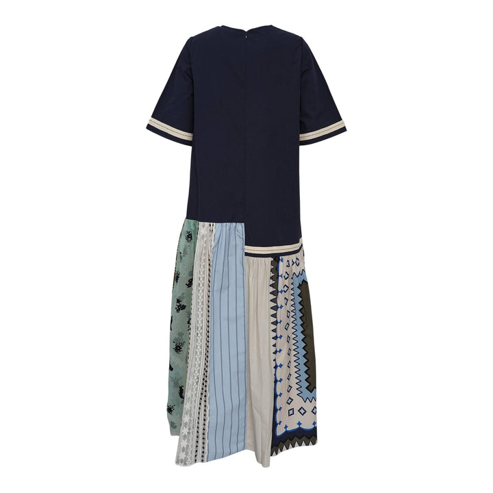 Club21 - Studio 133 Biyan - Mix Fabric Dress - WOVEN DRESSES - Navy