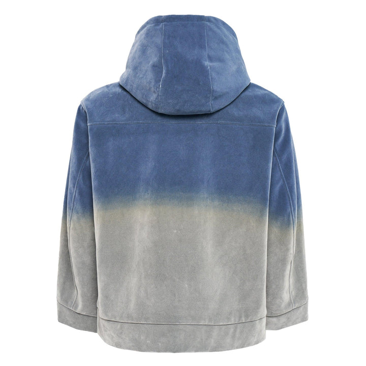Club21 - TAAKK - Gradation Pile Hoodie - SWEATERS - Blue