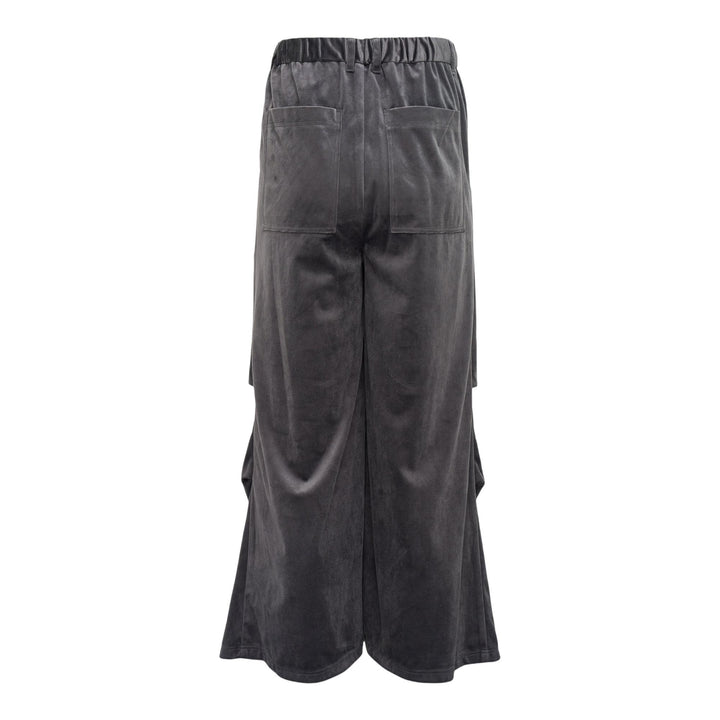 Club21 - TAAKK - Velvet Pants - PANTS - Grey