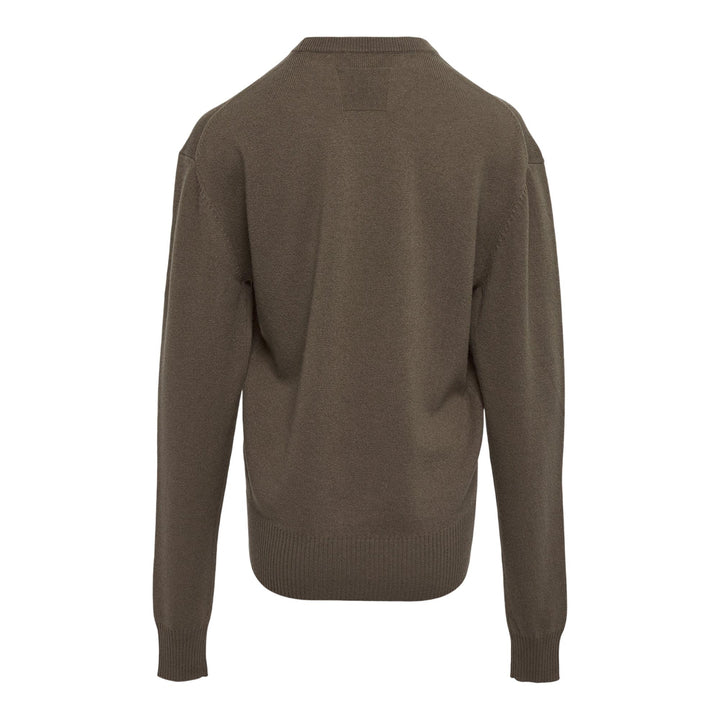 Club21 - TOTEME - Classic Cashmere Crew Knit Top - KNIT TOPS - Brown