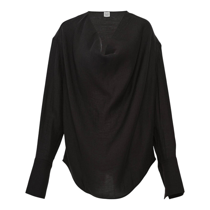 Club21 - TOTEME - Cowl Blouse - WOVEN TOPS - Black