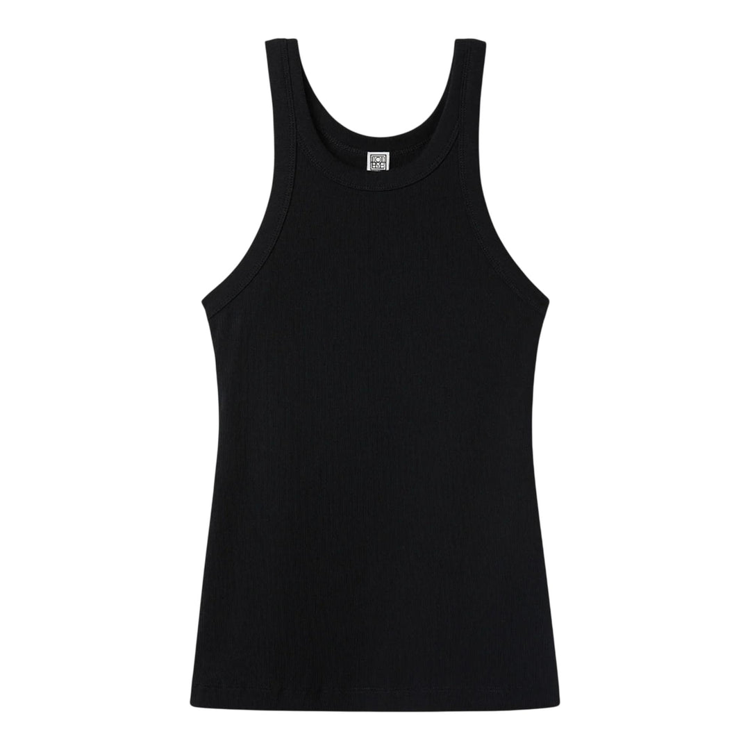 Club21 - TOTEME - Curved Rib Tank - TANK TOPS - Black
