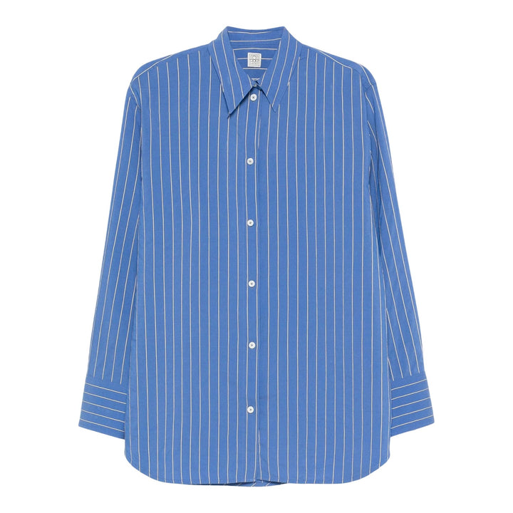 Club21 - TOTEME - Striped Summer Shirt - BLOUSES - Blue