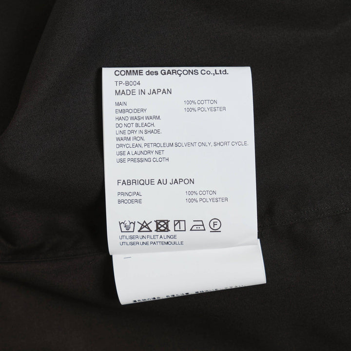 Club21 - Tao - Cotton Broad X Polyester Satin Top - BLOUSES - Black