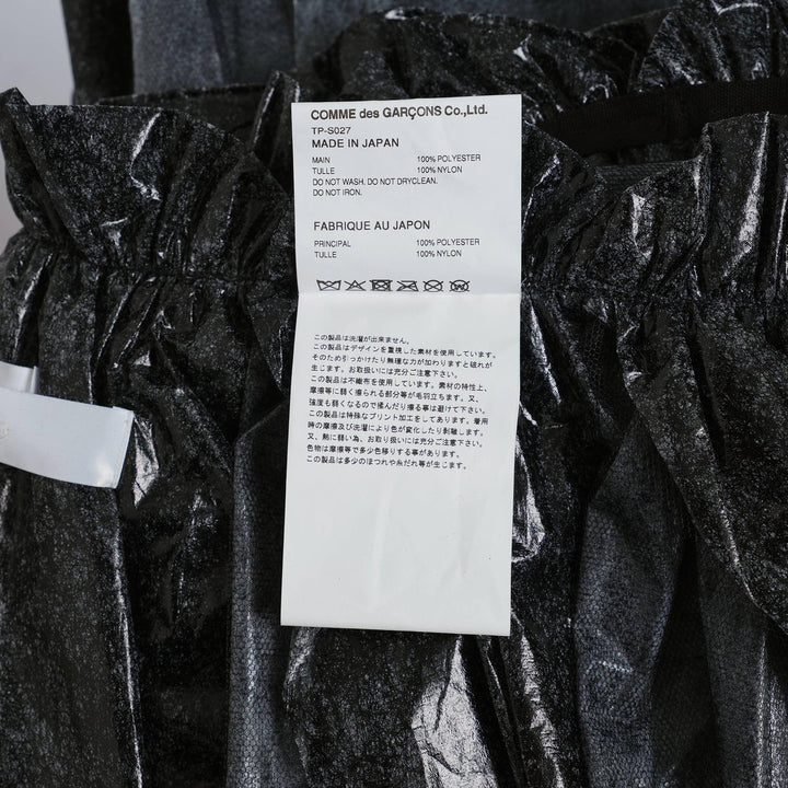 Club21 - Tao - Polyester Non-Woven Fabric Foil Skirt - SKIRTS - Black