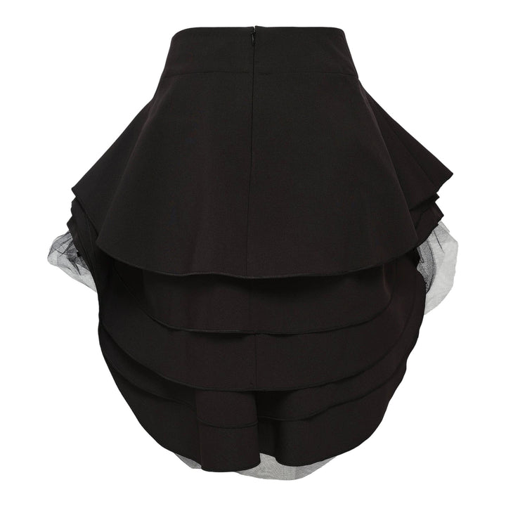 Club21 - Tao - Polyester Tropical Nylon Tulle Skirt - SKIRTS - Black